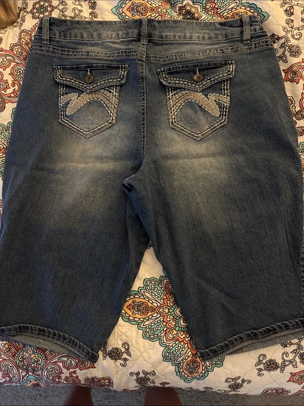 Cato Dark Blue Women’s Relaxed Long Shorts